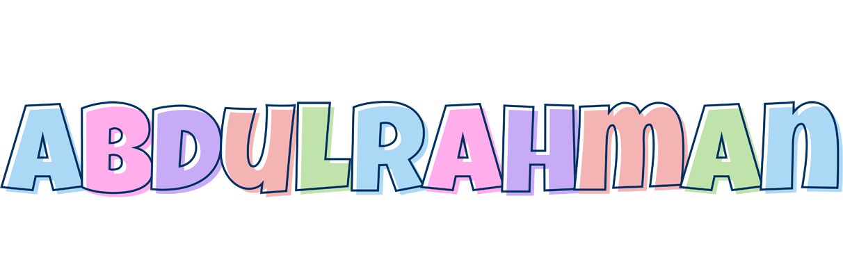 Abdulrahman pastel logo
