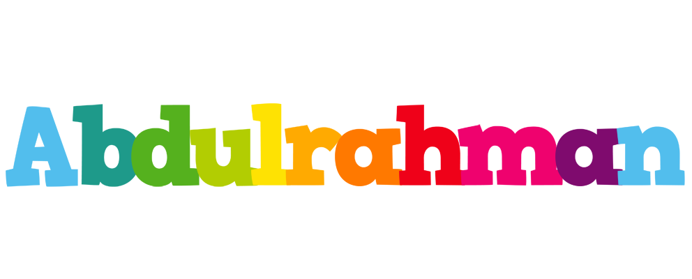 Abdulrahman rainbows logo