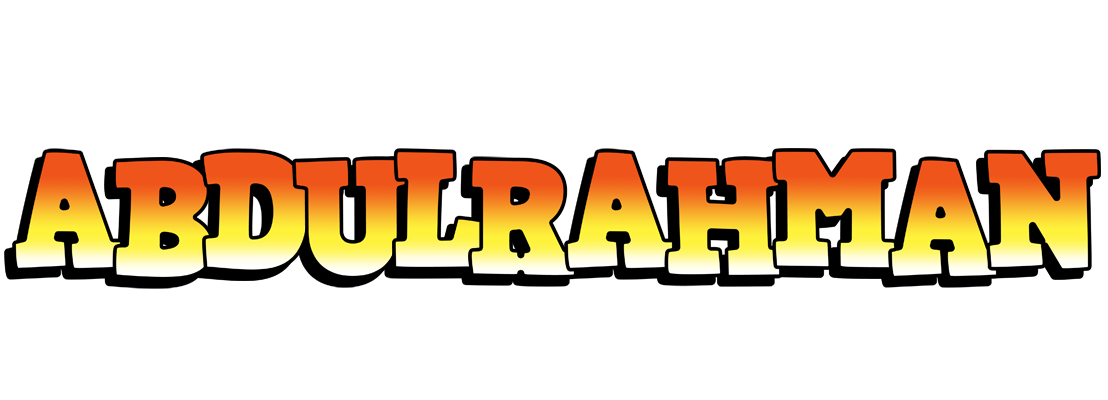 Abdulrahman sunset logo