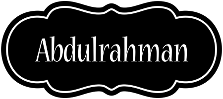 Abdulrahman welcome logo