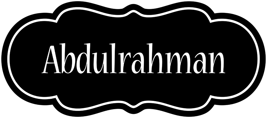Abdulrahman welcome logo