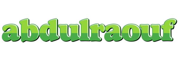 Abdulraouf apple logo