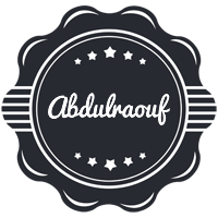 Abdulraouf badge logo