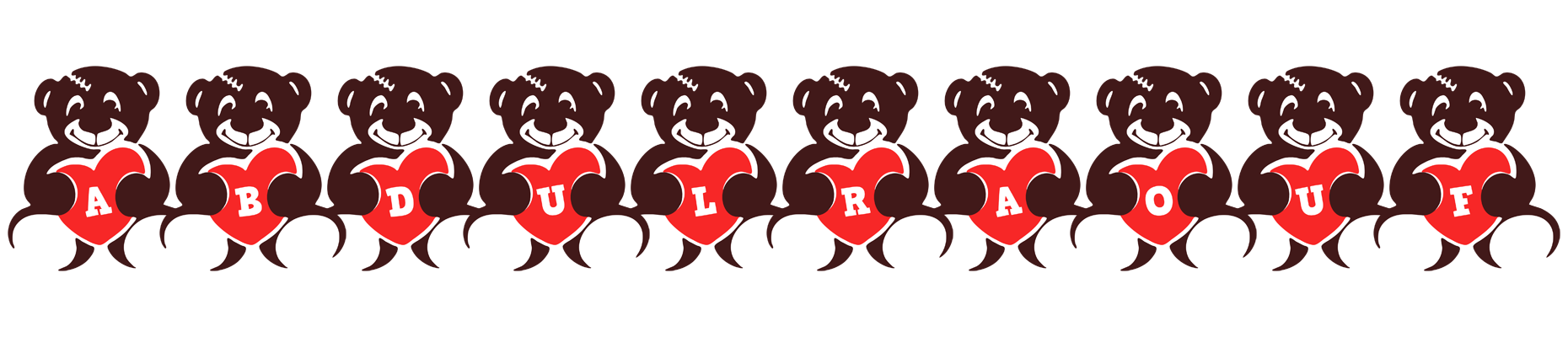 Abdulraouf bear logo