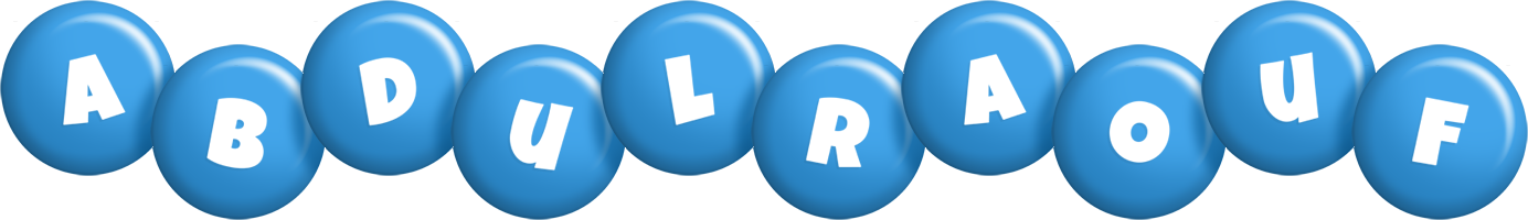 Abdulraouf candy-blue logo