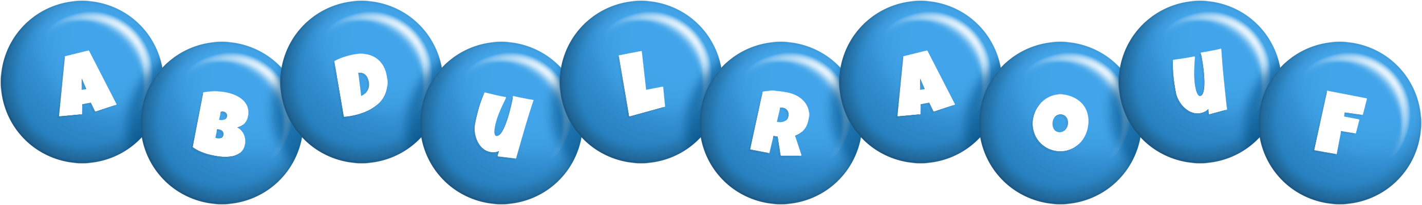 Abdulraouf candy-blue logo
