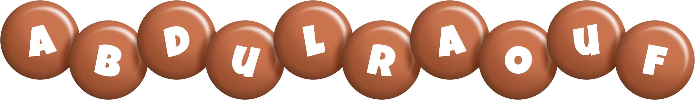 Abdulraouf candy-brown logo