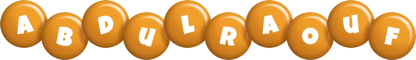 Abdulraouf candy-orange logo