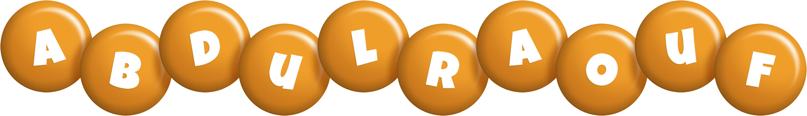 Abdulraouf candy-orange logo