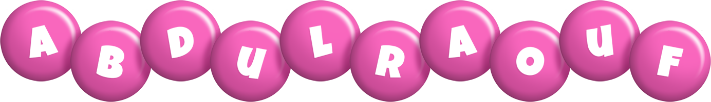 Abdulraouf candy-pink logo