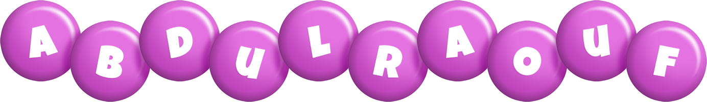 Abdulraouf candy-purple logo