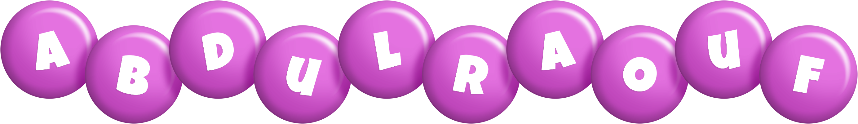 Abdulraouf candy-purple logo