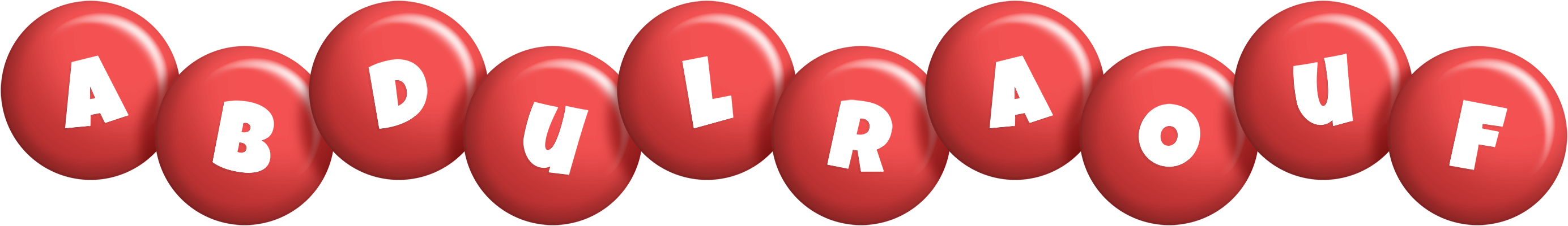 Abdulraouf candy-red logo