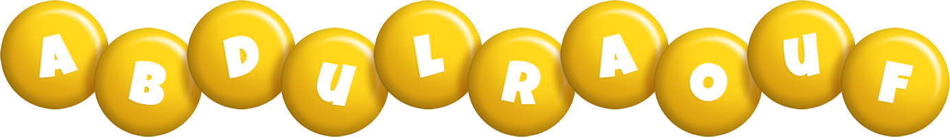 Abdulraouf candy-yellow logo