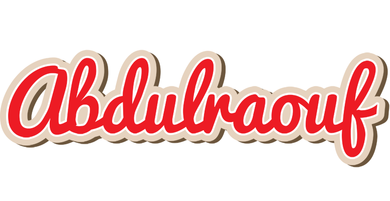 Abdulraouf chocolate logo
