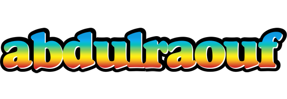 Abdulraouf color logo
