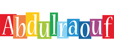 Abdulraouf colors logo