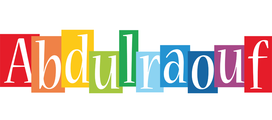 Abdulraouf colors logo