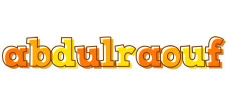Abdulraouf desert logo