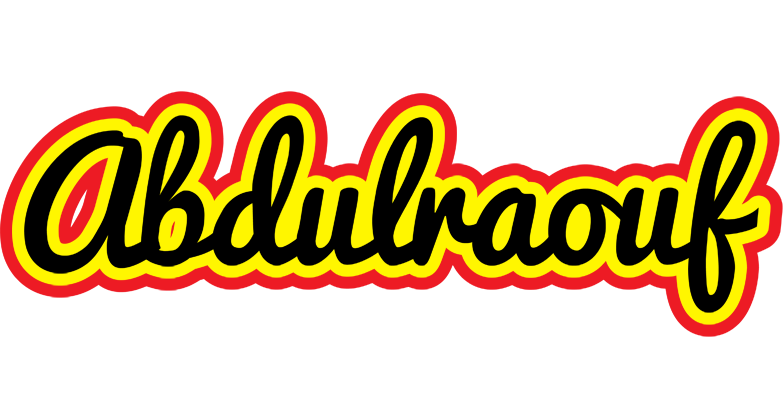 Abdulraouf flaming logo