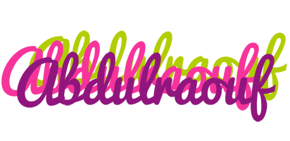 Abdulraouf flowers logo