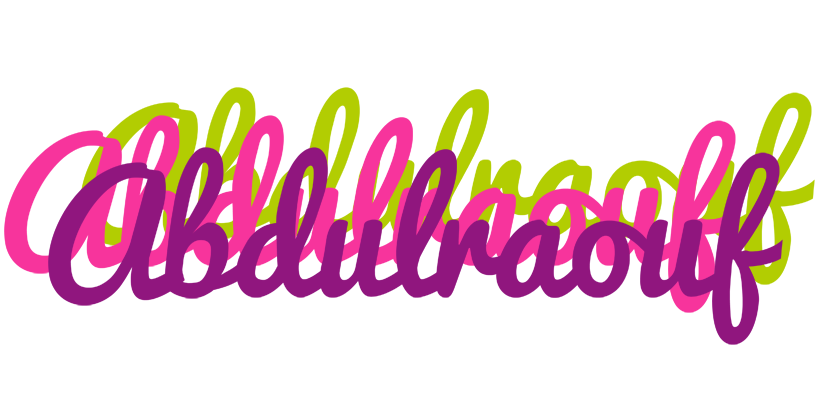 Abdulraouf flowers logo