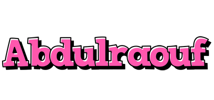 Abdulraouf girlish logo