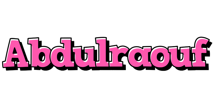 Abdulraouf girlish logo