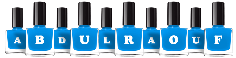 Abdulraouf glossy logo