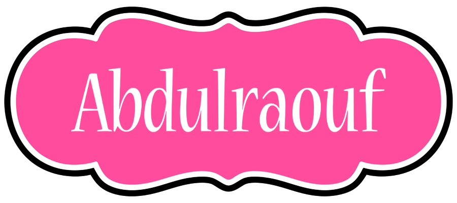 Abdulraouf invitation logo