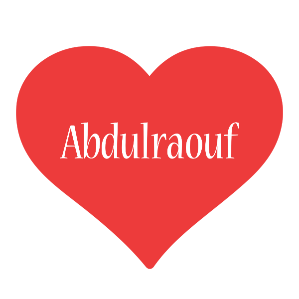 Abdulraouf love logo