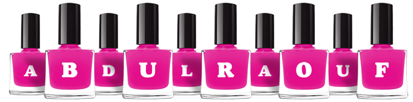 Abdulraouf nails logo