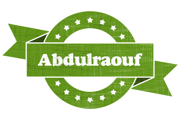 Abdulraouf natural logo