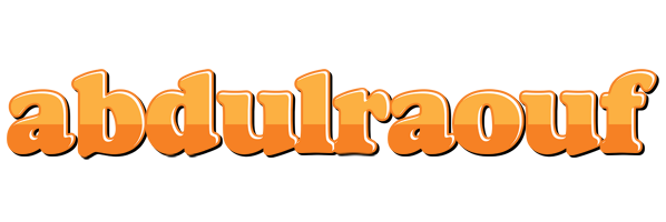 Abdulraouf orange logo