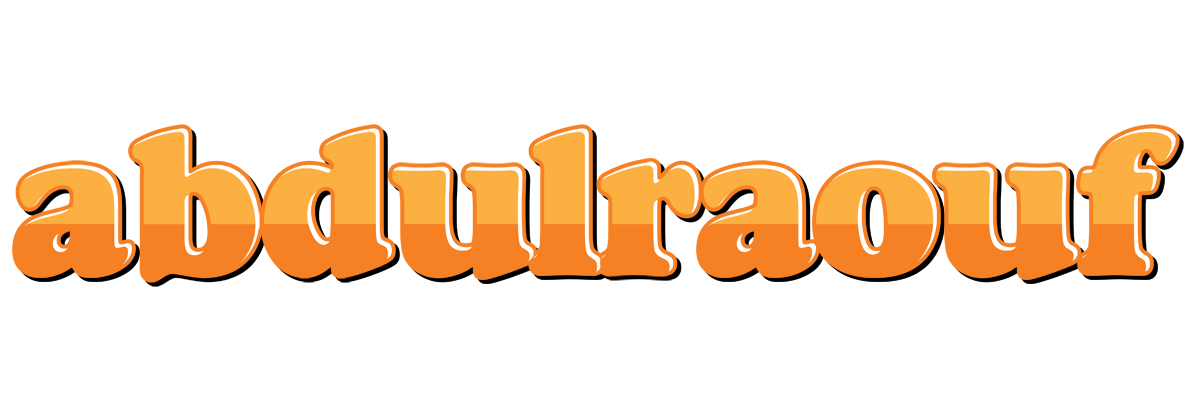 Abdulraouf orange logo