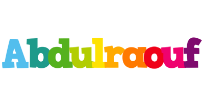 Abdulraouf rainbows logo