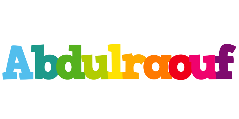 Abdulraouf rainbows logo