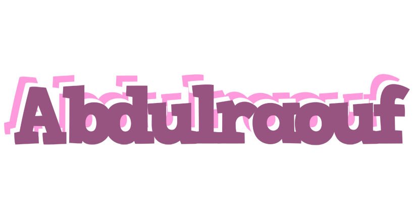 Abdulraouf relaxing logo