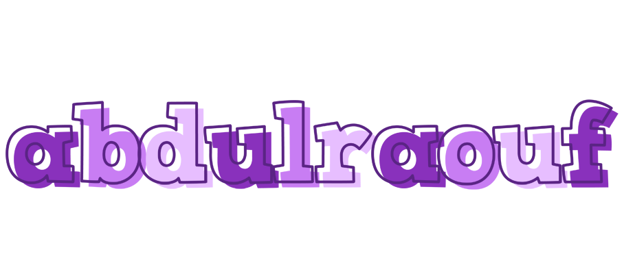 Abdulraouf sensual logo