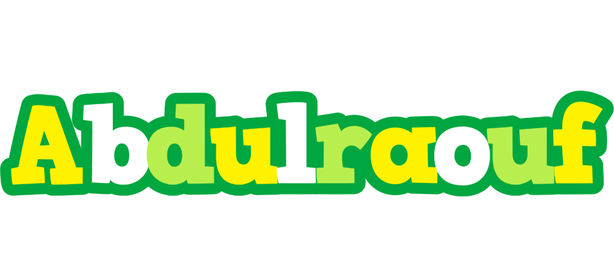 Abdulraouf soccer logo