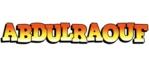 Abdulraouf sunset logo