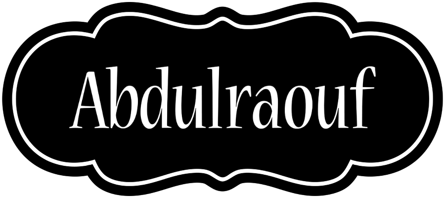 Abdulraouf welcome logo