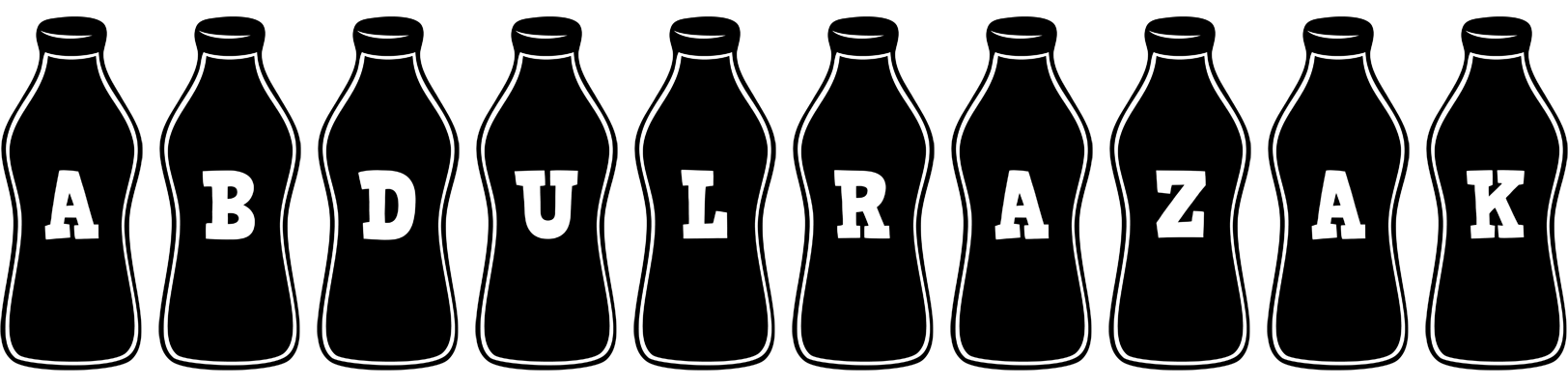 Abdulrazak bottle logo