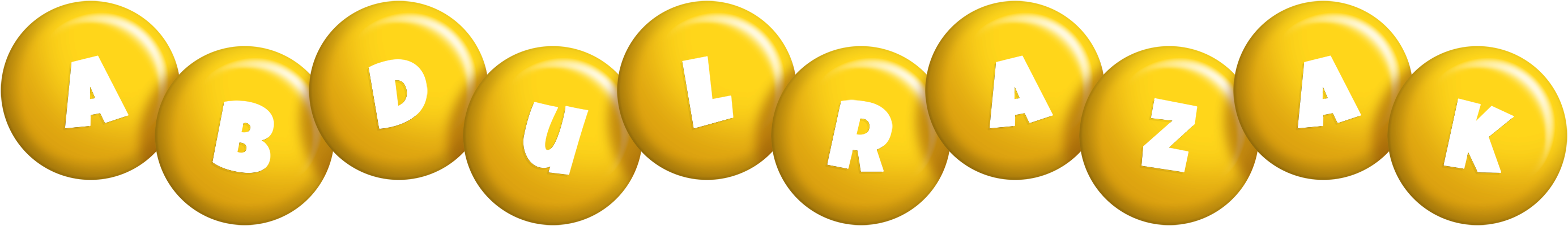 Abdulrazak candy-yellow logo