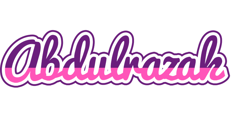 Abdulrazak cheerful logo