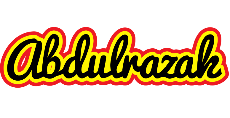 Abdulrazak flaming logo