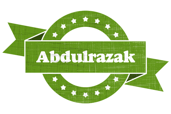 Abdulrazak natural logo
