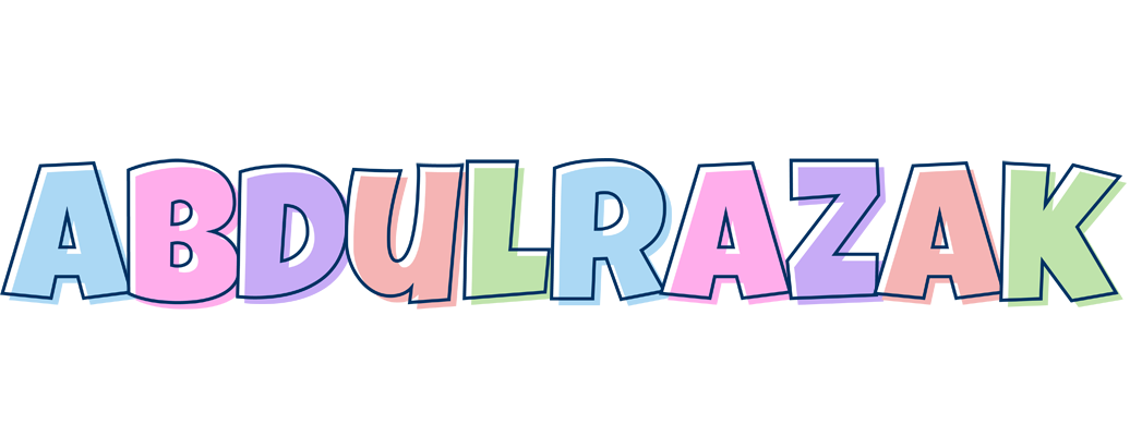 Abdulrazak pastel logo