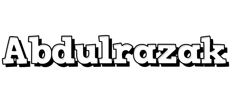 Abdulrazak snowing logo