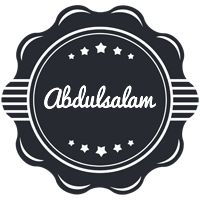 Abdulsalam badge logo